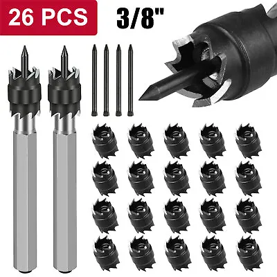 26PC 3/8  Double Sided Spot Weld Cutter Remover Drill Bit Welder Cut Rotary Kit • $26.99