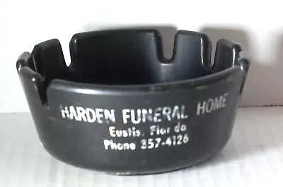 Ash Tray With Ad - Harden Funeral Home Eustis Fl  Made USA - VTG • $15.95