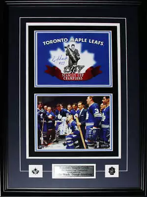 Toronto Maple Leafs 1967 Stanley Cup 2 Photo Signed George Armstrong Eddie Shack • $353.22