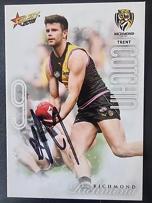 Richmond Football Afl Signed Cards X 3 Trent Cotchin • $10