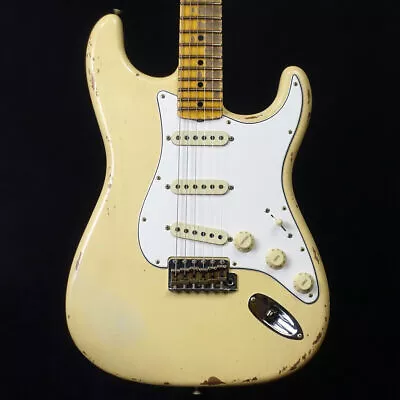 Fender Custom Shop 1969 Stratocaster Heavy Relic Aged Vintage White • $14329.48