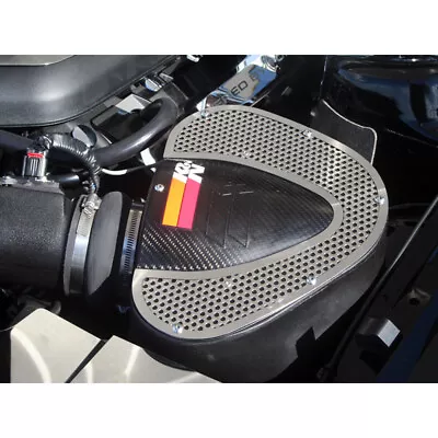Perforated Stainless K&N Filter Top Plate For 11-13 Ford Mustang GT W/K&N Intake • $132.59