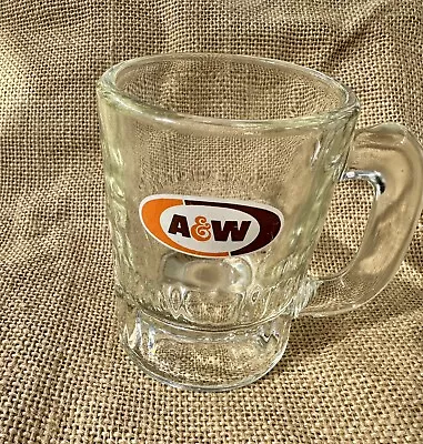 Vintage A&W Root Beer Mini Baby Mug Oval AW Original Authentic Slightly Damaged • $1.98
