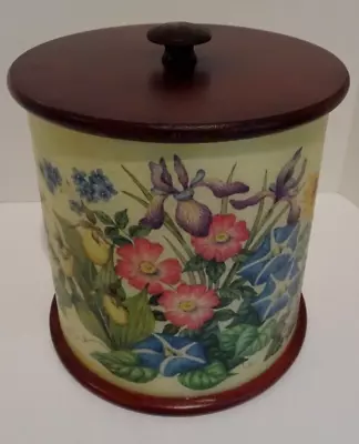 Vintage BACOVA Guild Ice Bucket Various Flowers - RARE - Virginia 1960's • $49.99