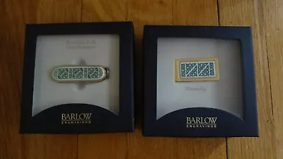 Barlow Celtic Money Clip And Swiss Style Knife    New In Boxes 505253 530253 • $34.95