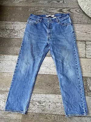 Vintage Levis 505 Jeans Mens W36 L30 Blue Denim Regular Fit Excellent • £25