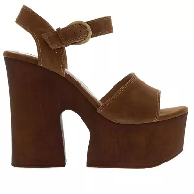 Windsor Smith Jade Heeled Shoes - Suede - Tobacco (brown) - Size 5 – Bnib • £65