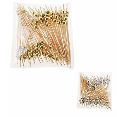 100pcs Bamboo Knot Shape Cocktail Martini Drink Sticks Picks Bar Accessories • £10.59