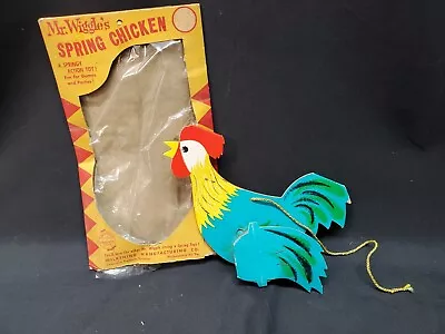 Vintage Mr. Wiggle's Spring Chicken Slinkey Toy Wilkening Manufacturing USA • $47.20
