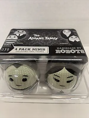 Handmade By Robots The Addams Family Mini Vinyl FIgure Four Pack Knit Series 39 • $16.99
