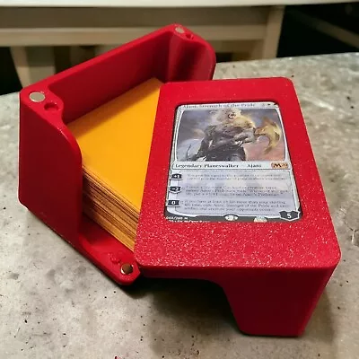 Red Magnetic Deck Box And Trays- Magic The Gathering EDH Commander • $20