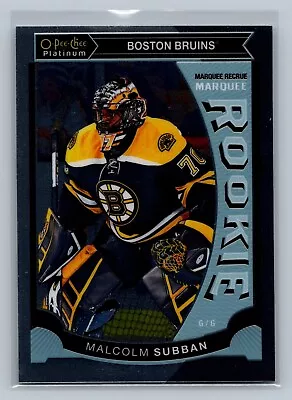 MALCOLM SUBBAN 2015-16 O-Pee-Chee Platinum MARQUEE ROOKIE RC #M5 Bruins • $1.88