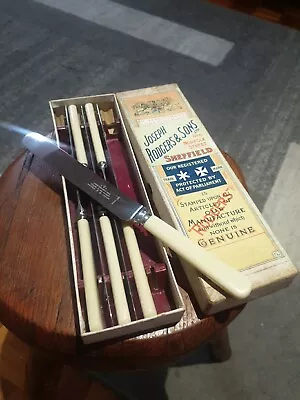 Vintage Joseph Rodgers Knives In Original Box As New Old Stock • $75