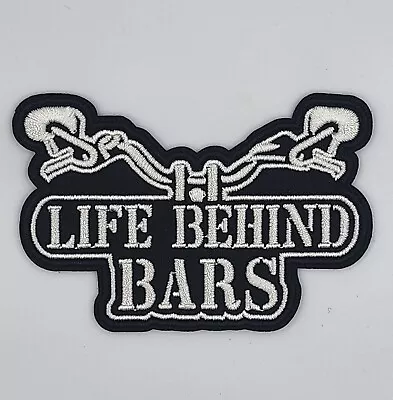 LIFE BEHIND BARS AUSTRALIA Harley Davidson Biker Vest Patches Badge Iron Sew On • $8.50