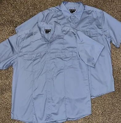 511 TACTICAL Shirt Mens XL Mechanical Button Up Short Sleeve Lot Of 2 (B3) • $24.95