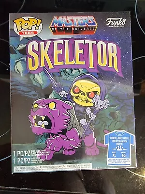 Funko Pop Tee Walmart Masters Of The Universe Glow In The Dark Skeletor XL • $25