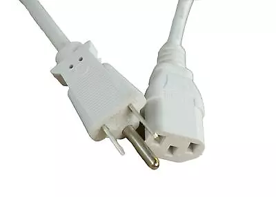 White 15FT AC Power Cord For QSC KW153 1000W 15  3-way Powered Speaker • $11.99