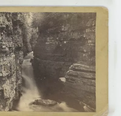 View From Projection Above Table Rock Au Sable New York JC Moulton Stereoview • $9.99