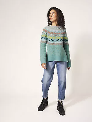 £15.60 • Buy White Stuff Women's Winters Walk Jumper Ladies Long Sleeves Crew Neck Pullover