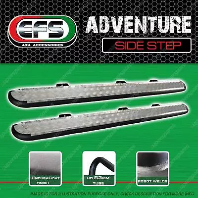 1 Pair EFS Adventure Side Steps For Holden Colorado RG 6/2012-On Dual Cab • $911.95