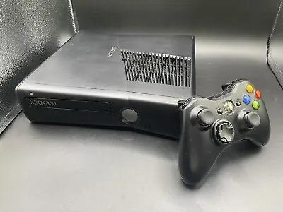 250GB Microsoft Xbox 360 Slim Console + Controller - Tested & Working • $110