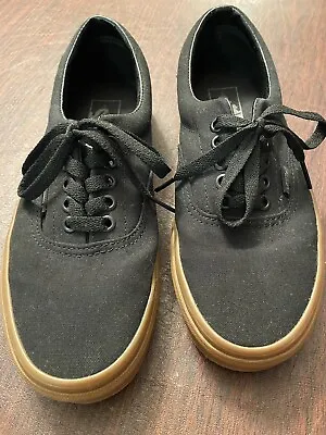 Vans Off The Wall Black Canvas Shoes • $10