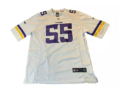 Minnesota Vikings Anthony Barr Jersey Nike On Field White Men’s Size  XXXLarge • $39.97