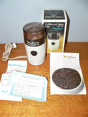 Moulinex Model 505 Coffee And Spice Mill With Original Box & Instructions • $30