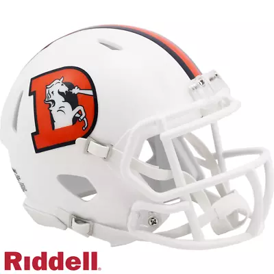 Sale Denver Broncos Snowcapped On-field Alternate Speed Mini Nfl Football Helmet • $34.88