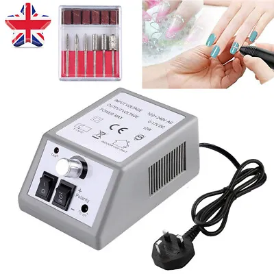 20000RPM Electric Nail Drill Machine Manicure Pedicure Nail File Tool UK Plug • £11.95