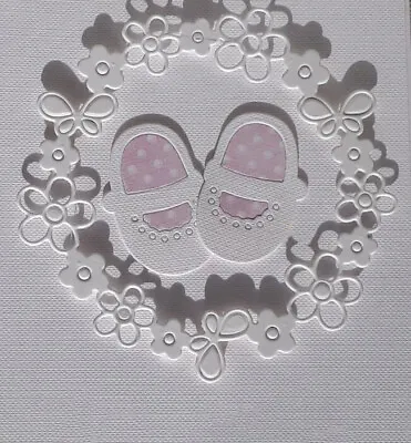 Metal Cutting Dies Cut Die Mold Baby Shoes Flower Ring Scrapbook Craft Stencils  • £4.14