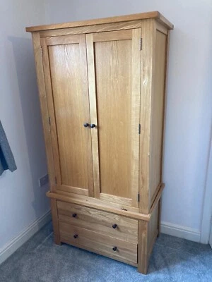 £60 • Buy Halo Oak Wardrobe With Drawers