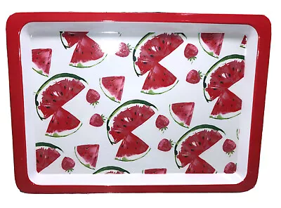 Watermelons Melamine Serving Tray Platter 14”Lx 10”W-Brand New-SHIPS N 24 HOURS • $19.88