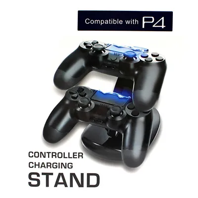 $17.39 • Buy Dual USB Controller Charger Charging Stand Station Dock For PS4 Dualshock LED*J0