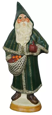 $340 • Buy 1992 Vaillancourt Folk Art Chalkware Father Christmas Santa Claus #1219 9 