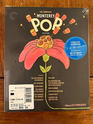 The Complete Monterey Pop Festival (Criterion Spine 168-169) [New Blu-ray] • $50