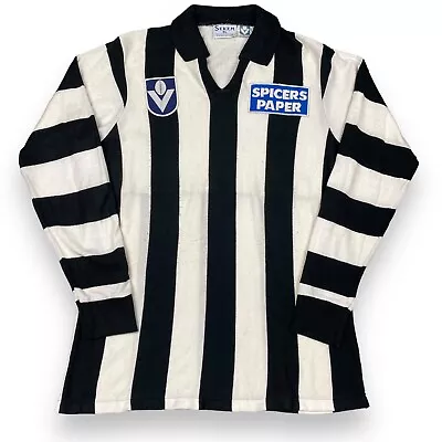 Vintage 1980s Collingwood Magpies Sekem VFL Football Jumper Guernsey Size XL • $295