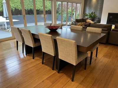 $1200 • Buy Large 8-10 Seater Solid Wooden Dining Table 2.7m X 1.2m