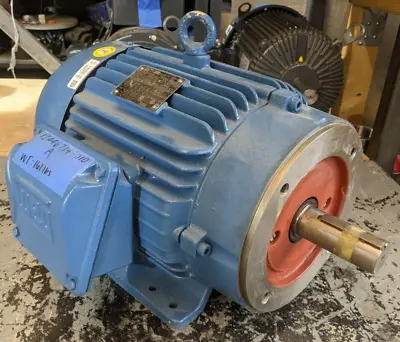 WEG Electric Motor: 00736et3e213tc-w22 | 7.5 HP | 3520 RPM |230/460VAC| 3PH|60Hz • $300