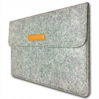 13-inch Laptop MacBook Pro / IPad Slip Case Sleeve Cover Grey Fleece • £6.15
