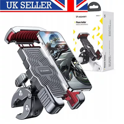 360° Bicycle Motor Bike Phone Case Mount Holder Waterproof For All Mobile Phones • £15.89