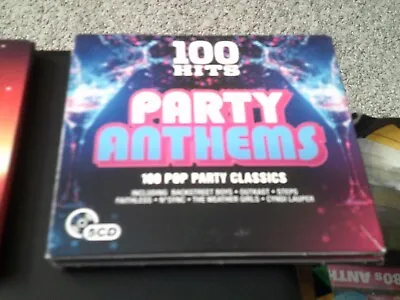 100 HITS - PARTY ANTHEMS         5 X CD Album Compilation     (2016) • £4