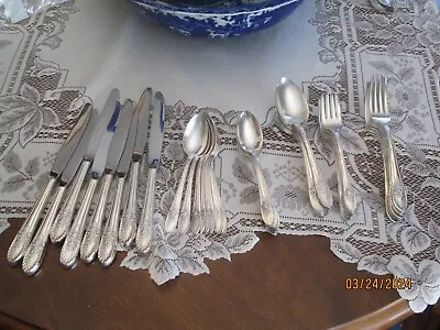 Vintage  Riviera Revisited Rogers & Bro Original Extra Plate  -Set For 8} - 48Pc • $49.95