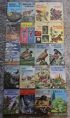 20 Vintage Ladybird Books Series 536  727 633 Nature And Conservation L2 • £59.95