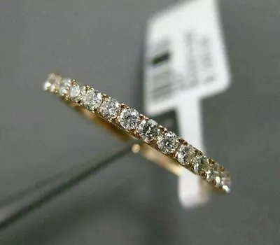 ESTATE .36CT DIAMOND 18KT ROSE GOLD CLASSIC ETOILE WEDDING ANNIVERSARY RING 2mm • $1213.80