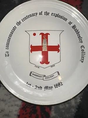 Baddesley Colliery Commemorative Plate • £15.99