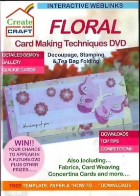 Floral Card Making Techniques DVD Top-quality Free UK Shipping • £3.47
