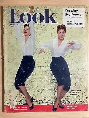 LOOK Magazine March 24 1953 Joanne Gilbert Cover • $10