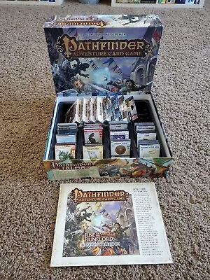 PATHFINDER Adventure Card Game Rise Of The Runelords Base + Character + 6 Decks • $100