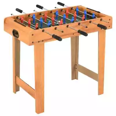 Indoor Arcade Mini Football Table Maple Soccer Players Family Game 69x37x62 Cm • £65.99